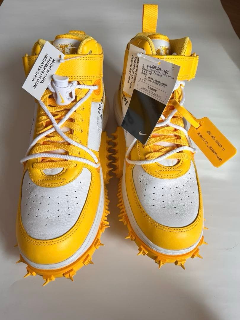 靴 Nike Air Force 1 Mid SP LTHR Off-White