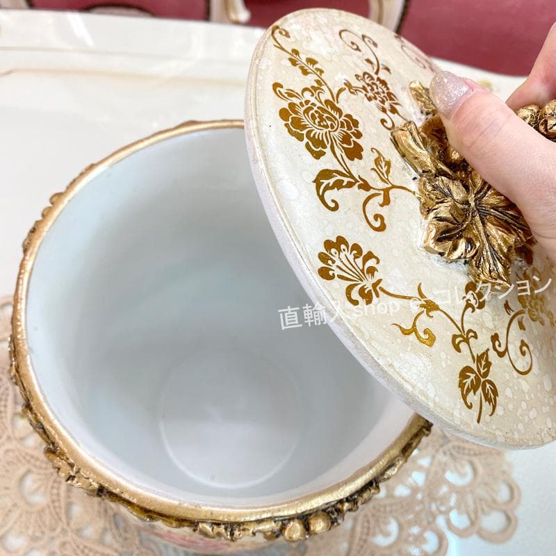 シノワズリ3点セット　専用ページです。薔薇雑貨 おしゃれ ロココ ギフト ローズ