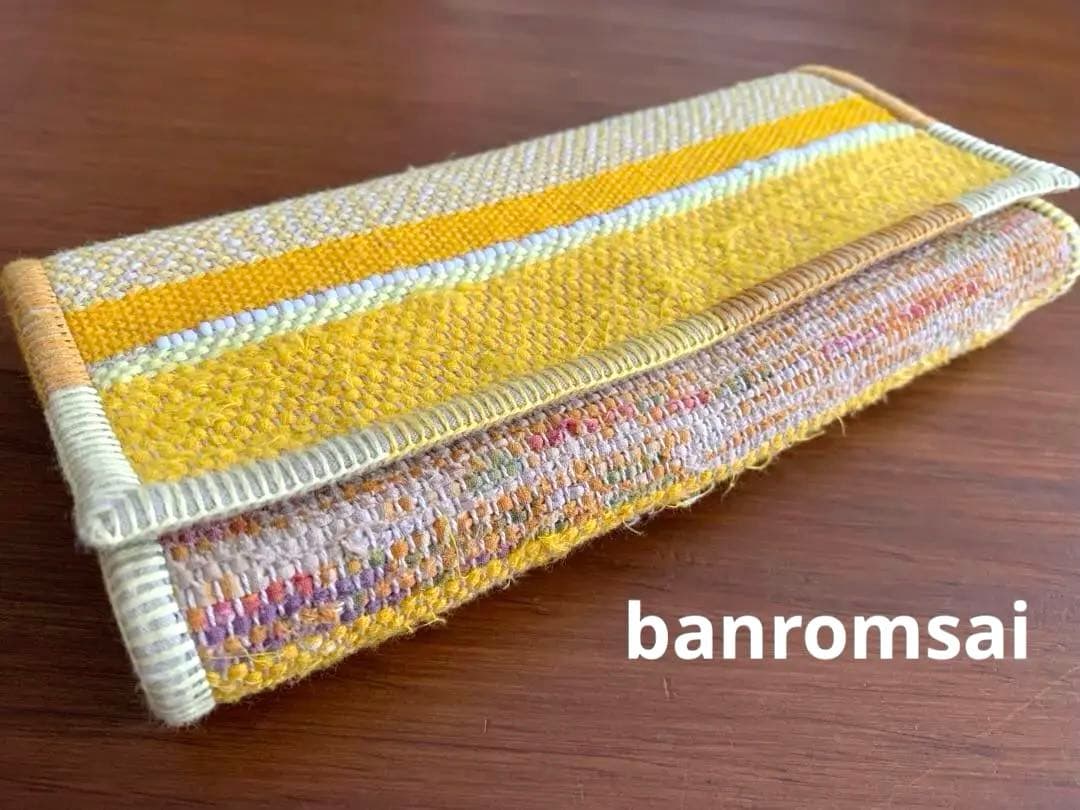【banromsai】　古布長財布　バーンロムサイ　バンロムサイ