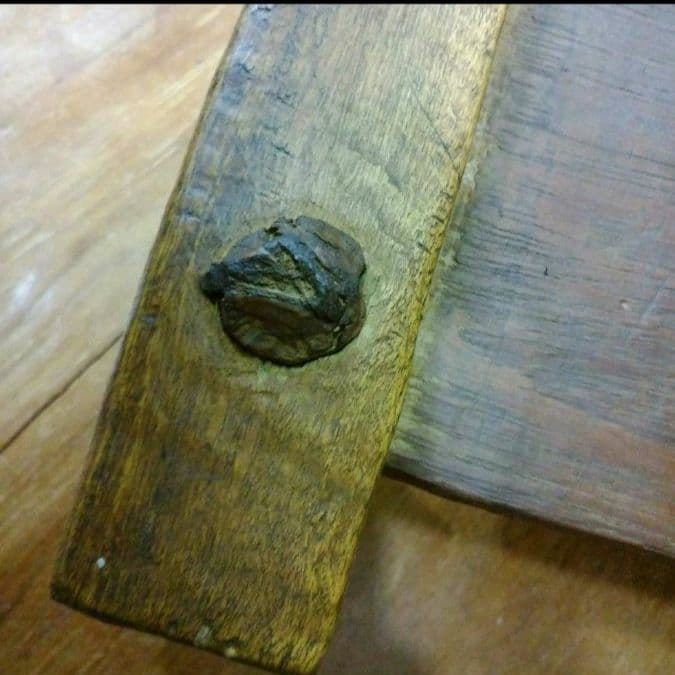 アフリカ　コートジボアール　バウレ族　アンティーク曲げ木椅子　インテリア　花台