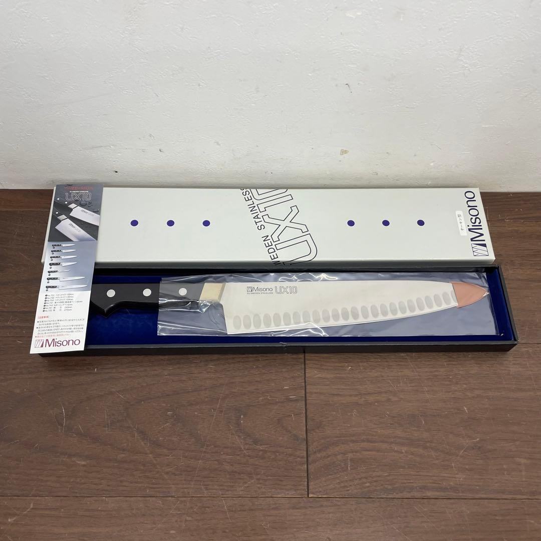 ECK36c 未使用 ミソノ UX10 牛刀 270mm サーモン型 庖丁