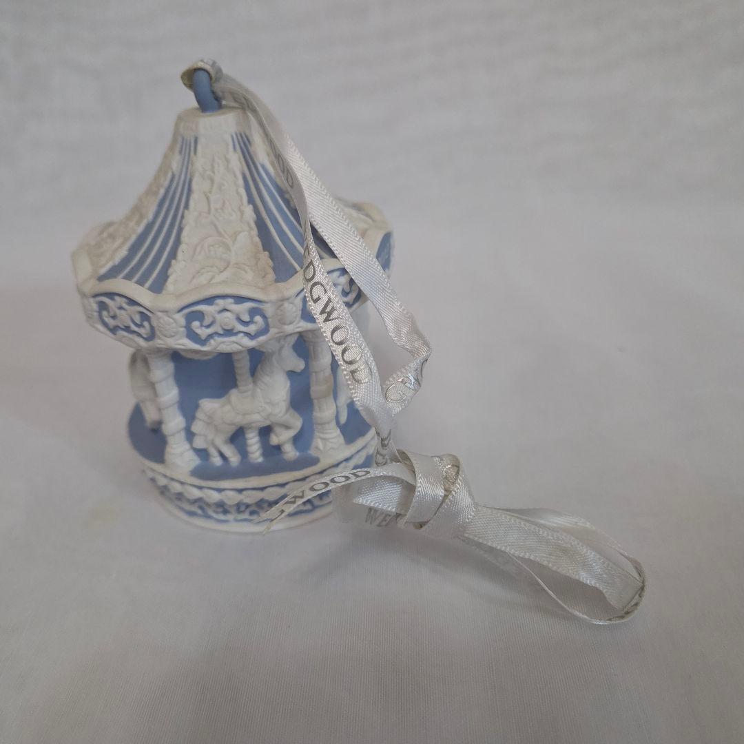 ウェッジウッド　ホリディオーナメント　メリーゴーランド　ブルー