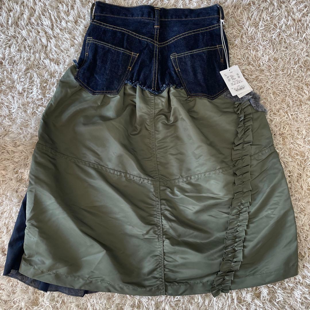 【新品・未使用】BRÚ NA BÓINNE フォレットデニムスカート　S