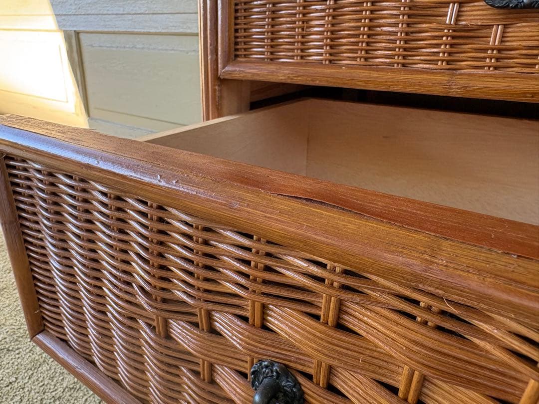 ヴィンテージ・ラタン製チェスト AIR RHIZOME エア・リゾーム