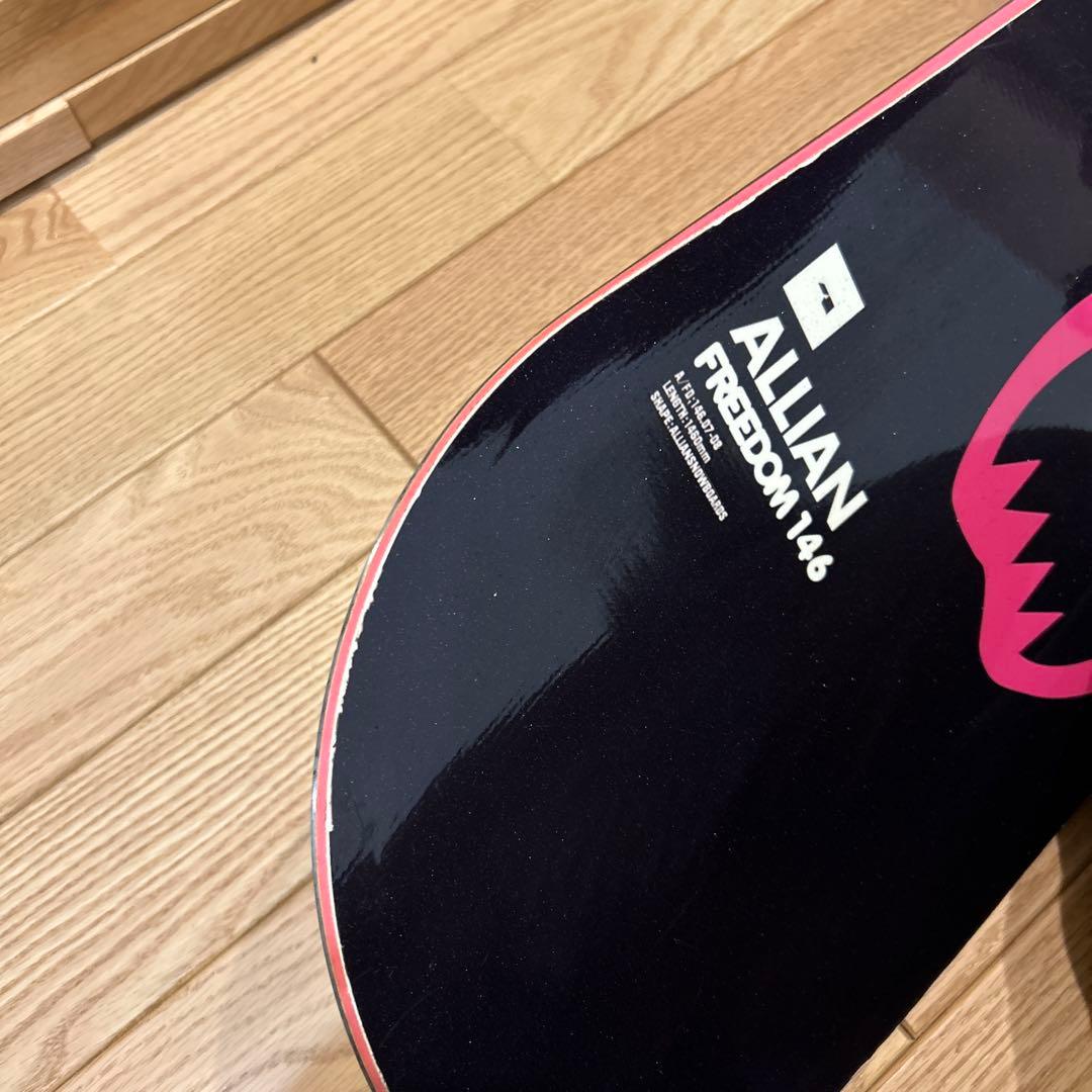 ALLIAN×FLUX バインディング付スノーボードセット