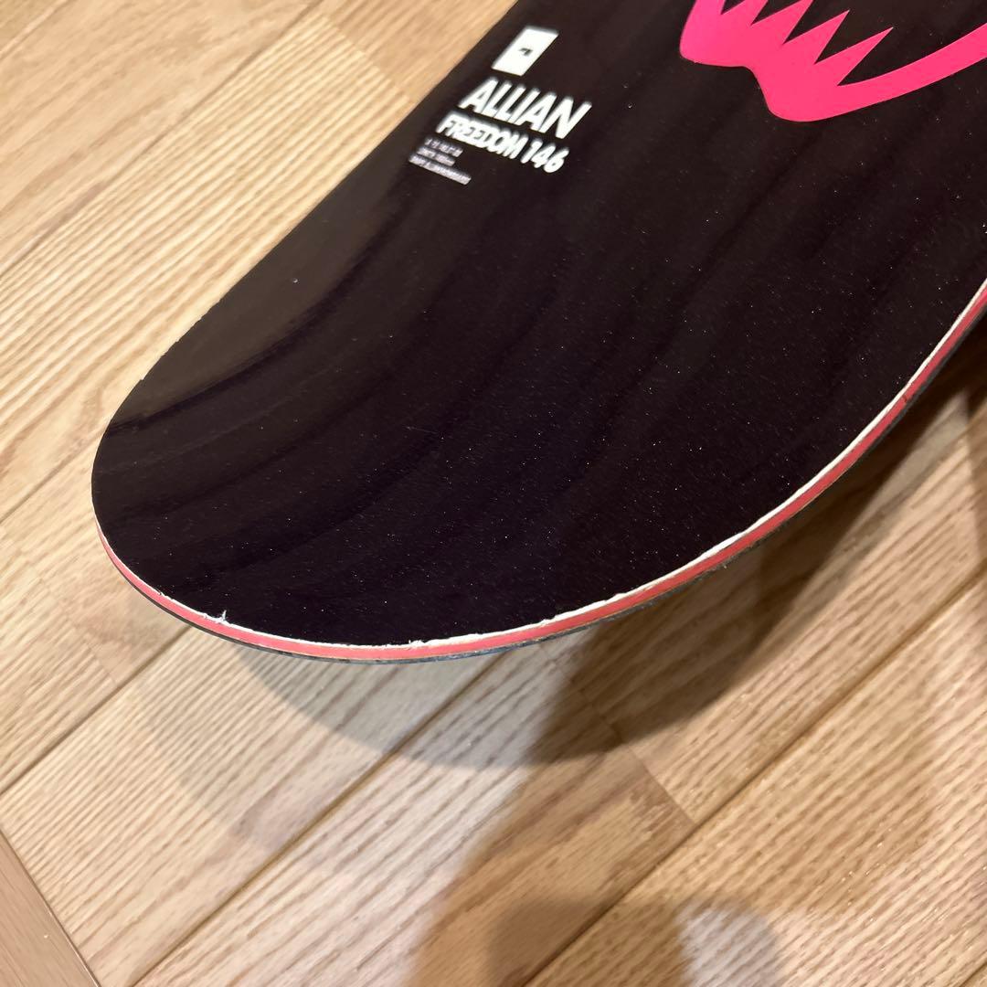 ALLIAN×FLUX バインディング付スノーボードセット