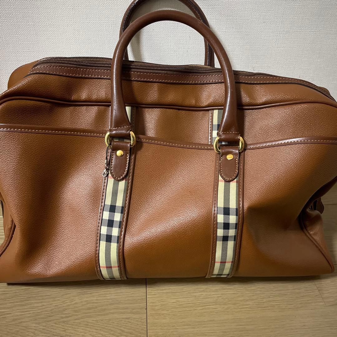 ti　Burberrys ボストンバッグ ブラウン