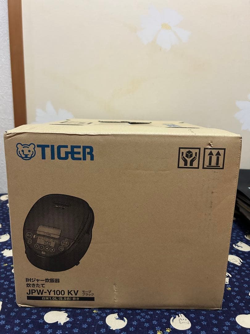タイガー魔法瓶 TIGER IH炊飯器 炊きたてJPW-Y100KV5.5合 黒