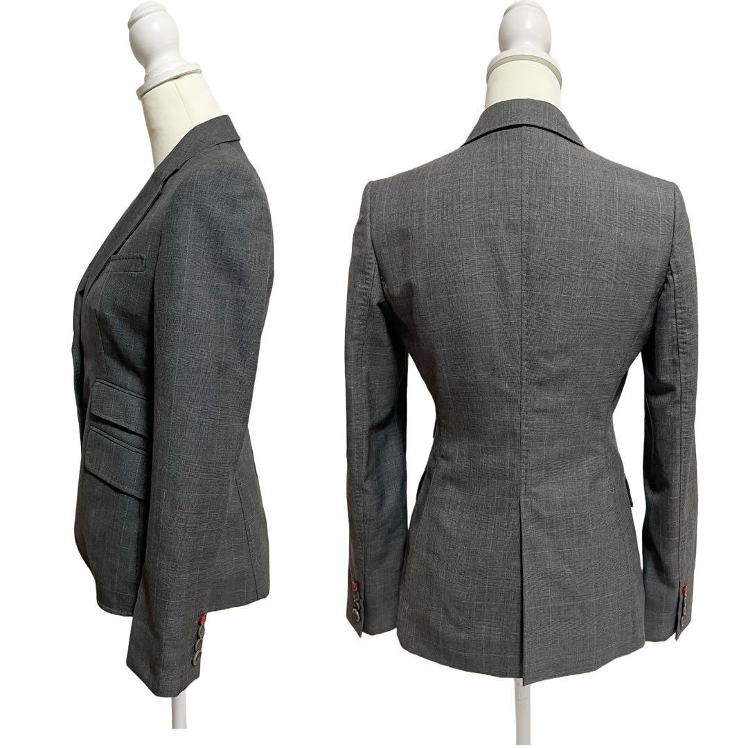 Kuma 様　ポールスミス　ブラック　パンツスーツ　グレンチェック　ハート裏地