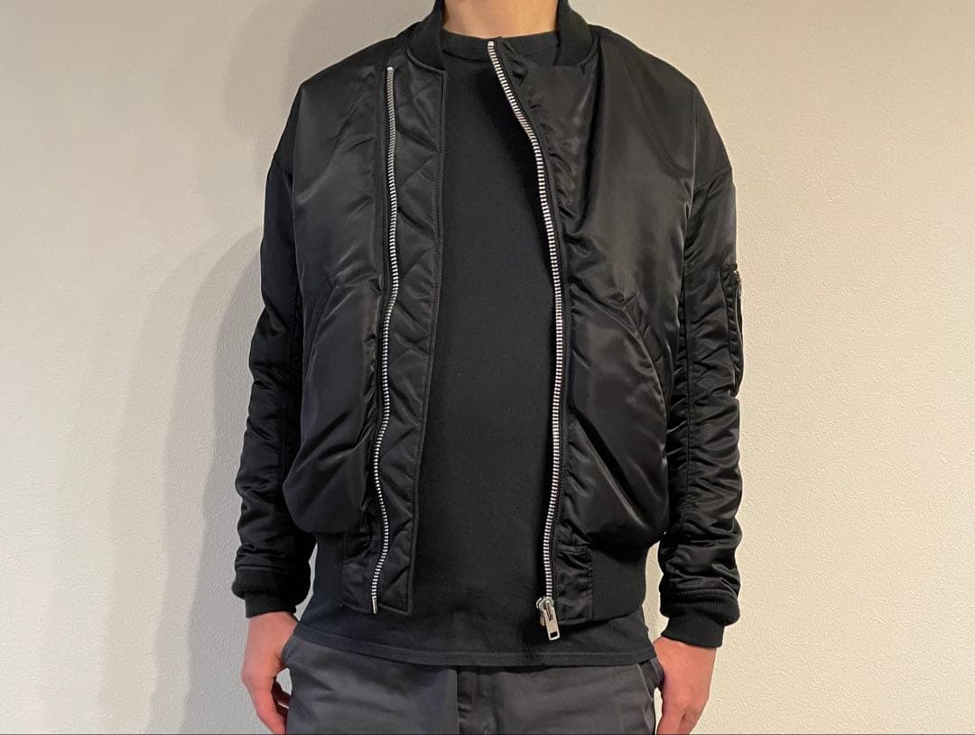 LAD MUSICIAN MA-1 フライトジャケットブラック