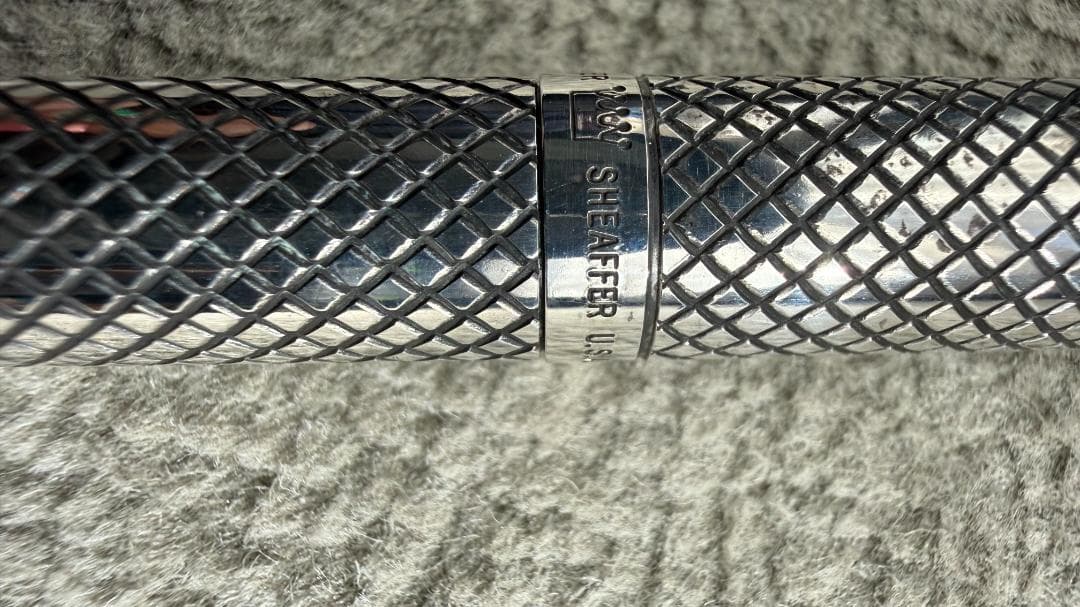 シェーファー万年筆　インペリアル　スターリングシルバー【タッチダウン式】