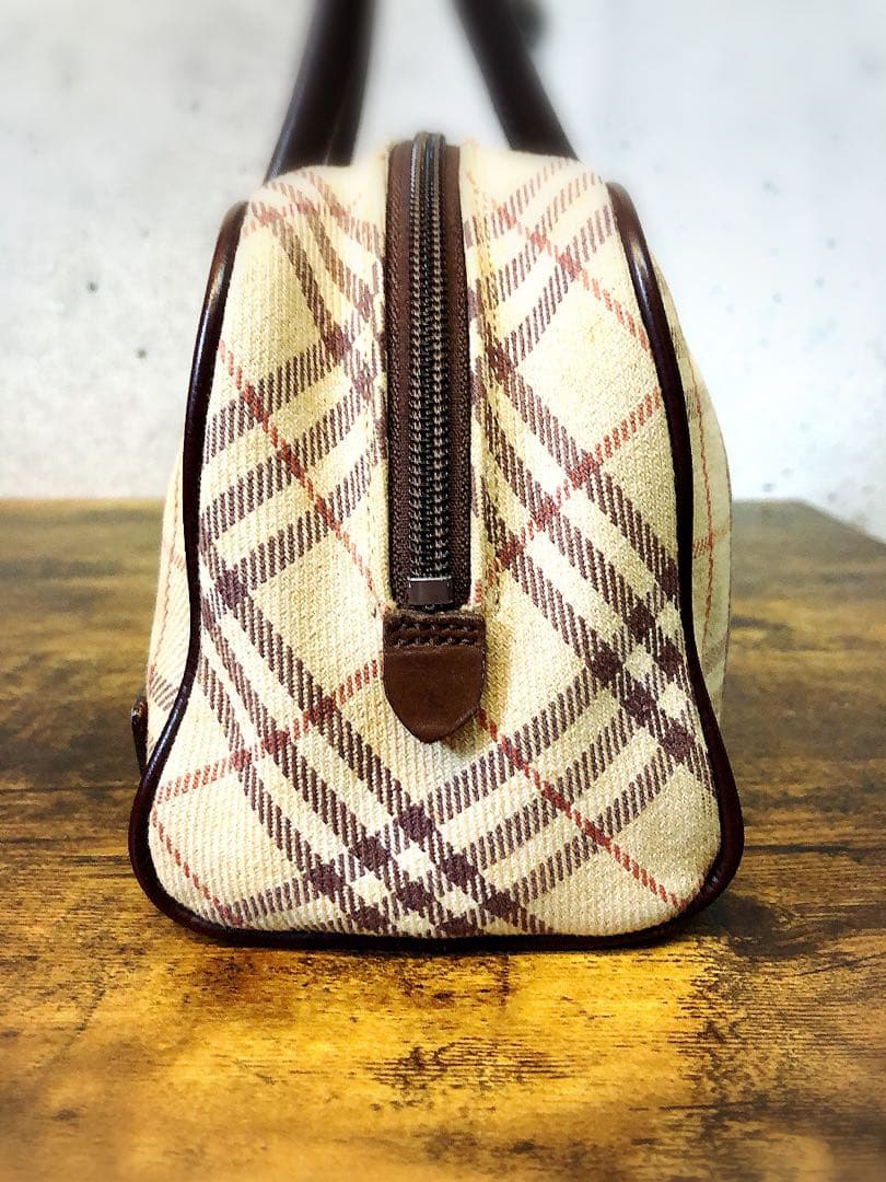 Burberry バーバリー　ミニ　ボストン　バッグ　ノバ　チェック