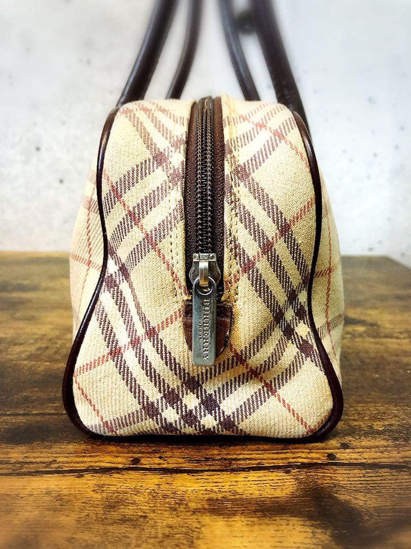 Burberry バーバリー　ミニ　ボストン　バッグ　ノバ　チェック