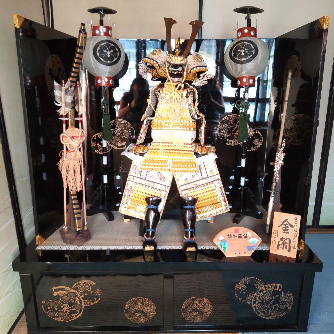 【引取推奨】五月人形 金閣 関光作