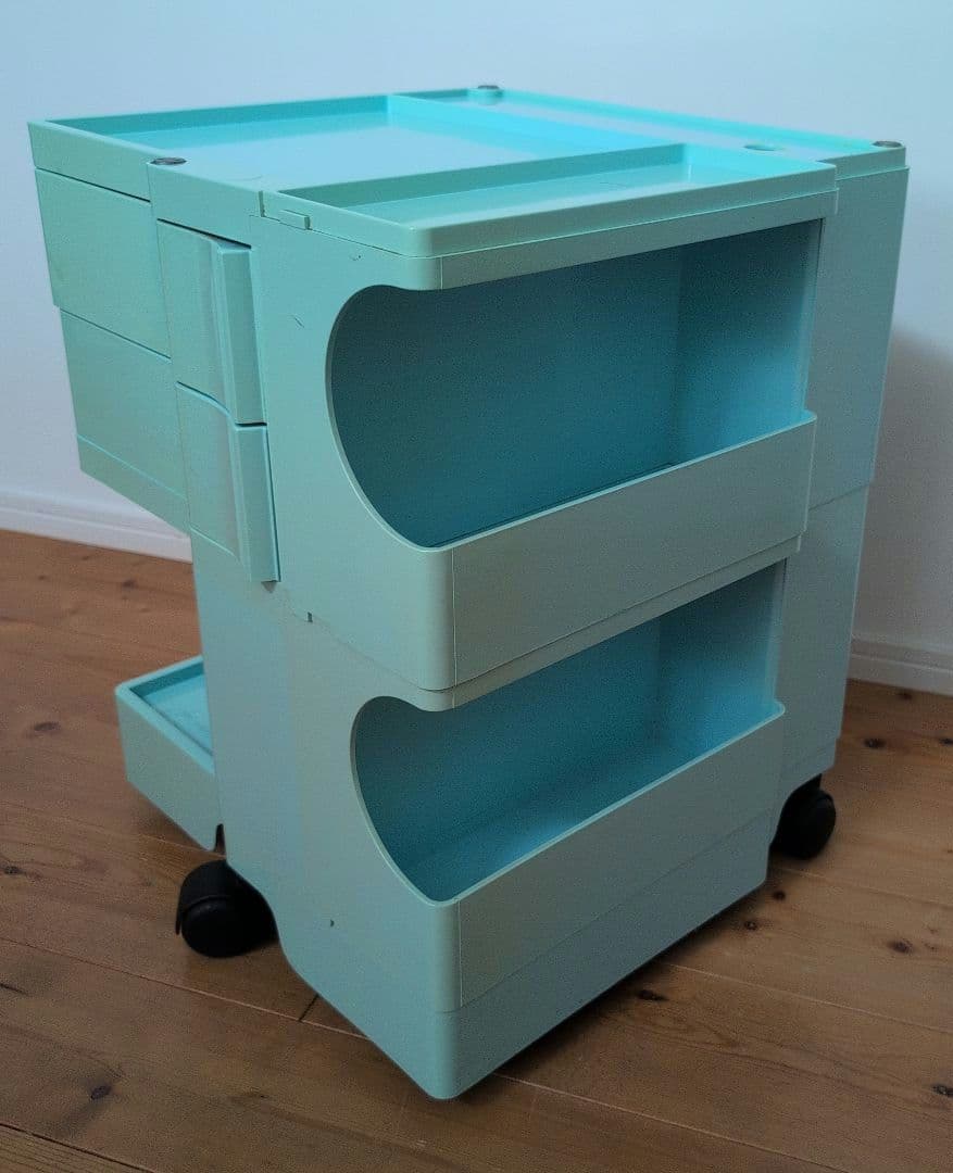 Joe Colombo B-LINE ビーライン ボビーワゴン2段　水色変色あり