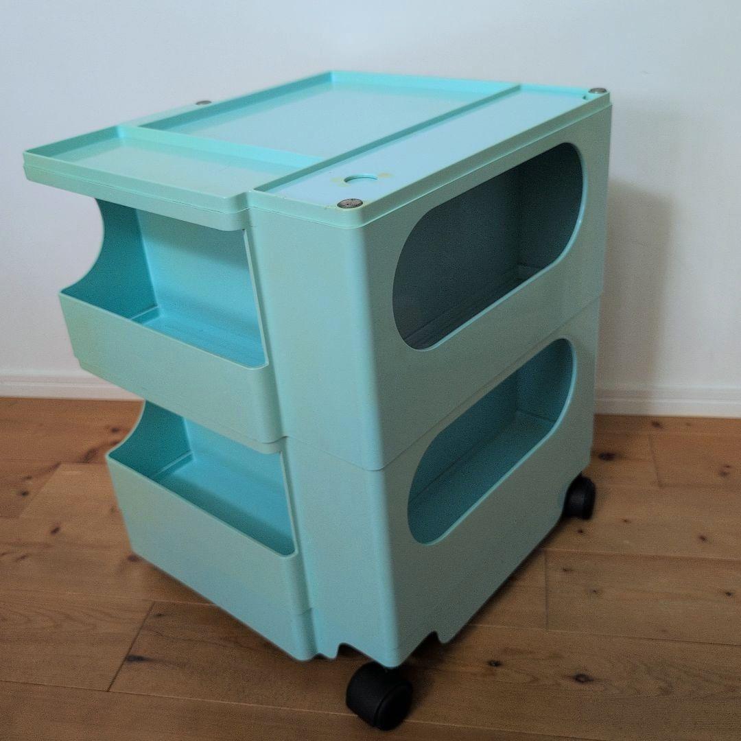 Joe Colombo B-LINE ビーライン ボビーワゴン2段　水色変色あり