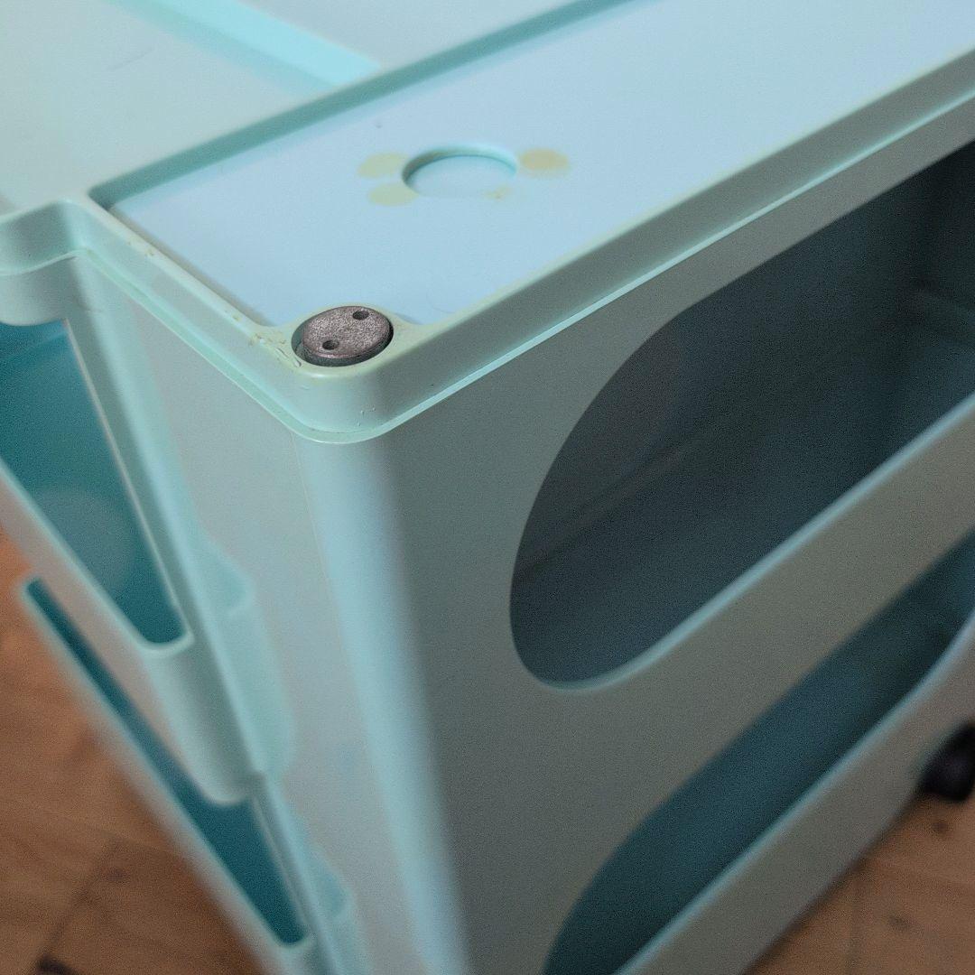 Joe Colombo B-LINE ビーライン ボビーワゴン2段　水色変色あり