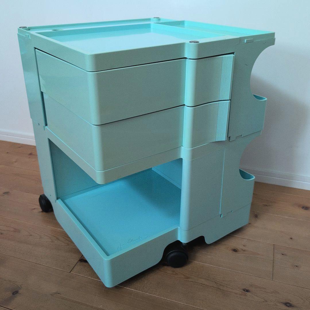 Joe Colombo B-LINE ビーライン ボビーワゴン2段　水色変色あり