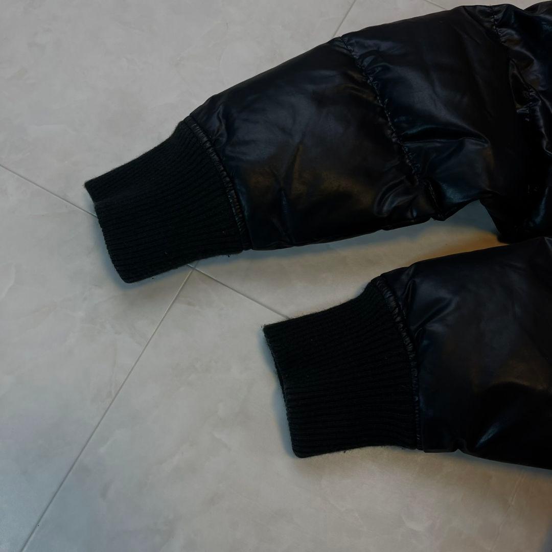 00's アーカイブ 3way中綿ジャケット ブラック y2k 光沢　M