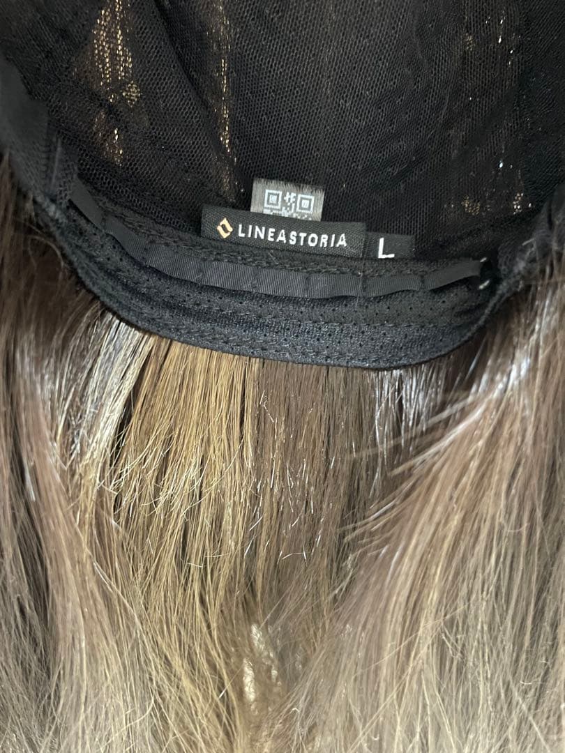 ロング フルウィッグ 「天使のベースウィッグ」　Lサイズ　ダークラテハイライト