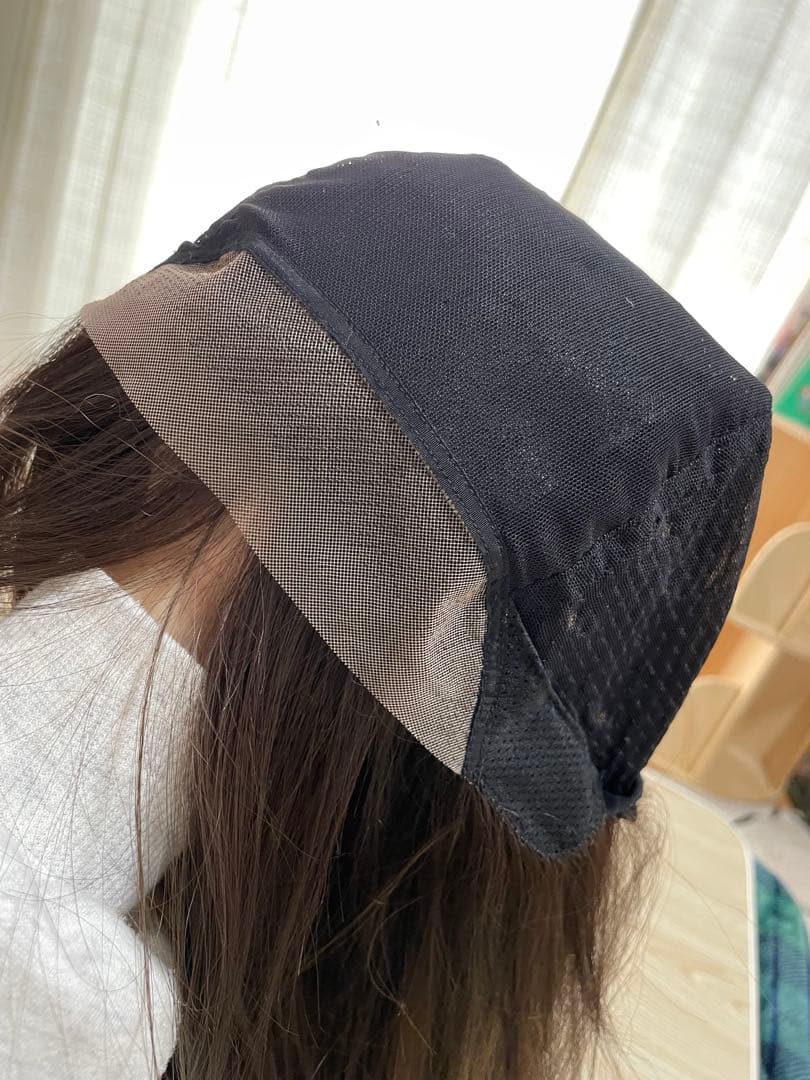 ロング フルウィッグ 「天使のベースウィッグ」　Lサイズ　ダークラテハイライト