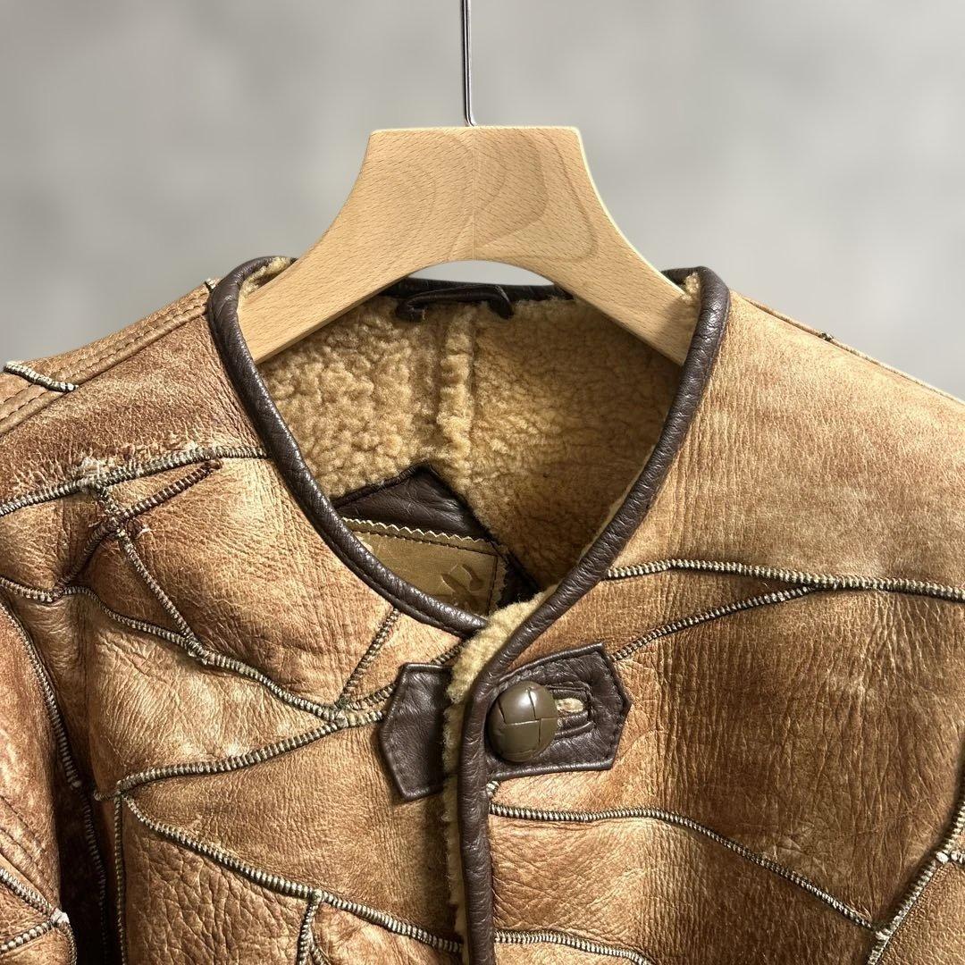 HAI sporting gear レザーパッチワークジャケット