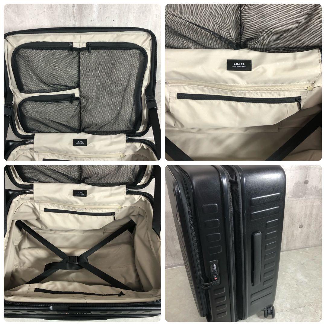LOJEL　Cubo　スーツケース　ブラック　TSAロック　約70L　4輪