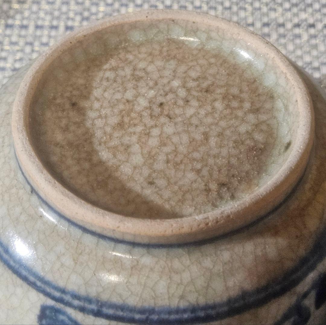 【名品❗】17〜18世紀　中国古陶磁器　南方系　古安南　安南染付　茶碗　向付2客