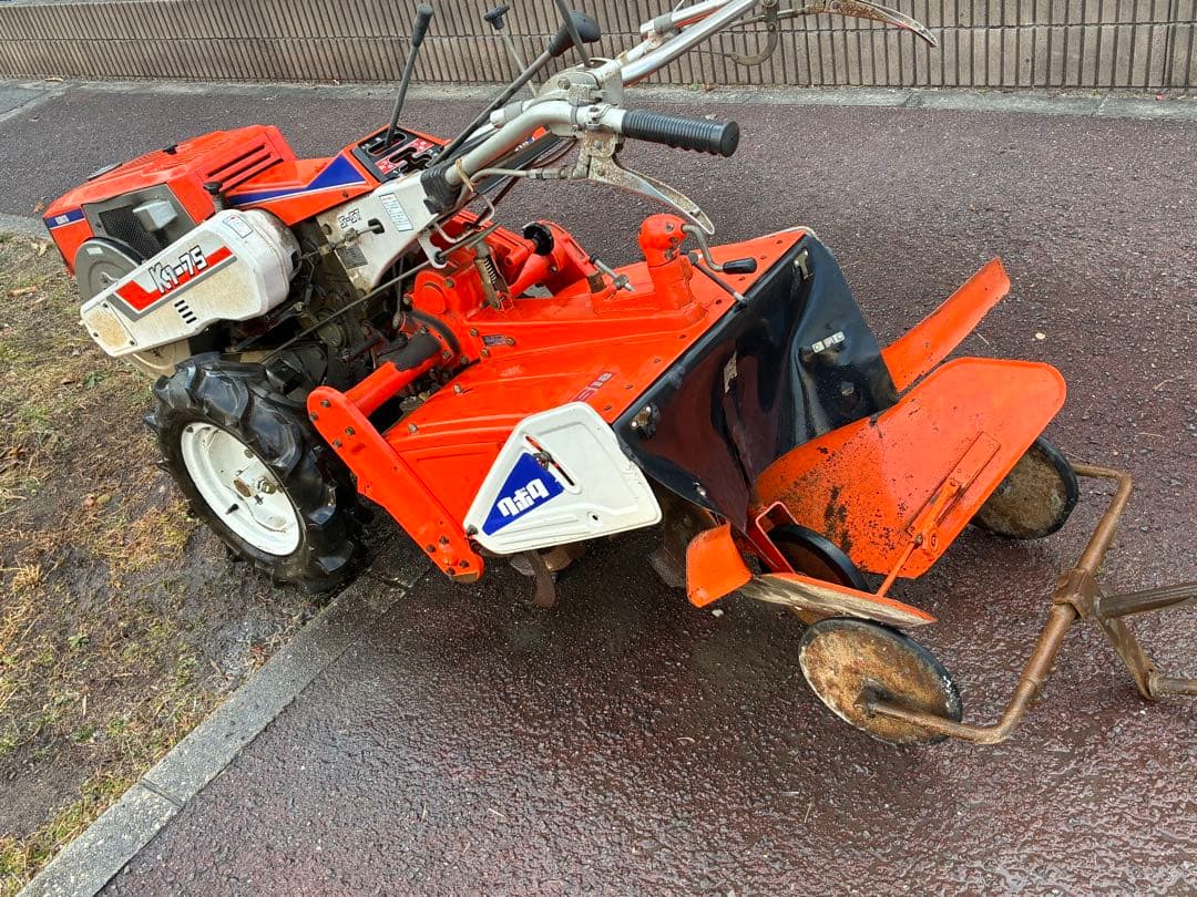 クボタ 耕運機K1-75 7.5馬力ディーゼル エンジン　動作確認済み