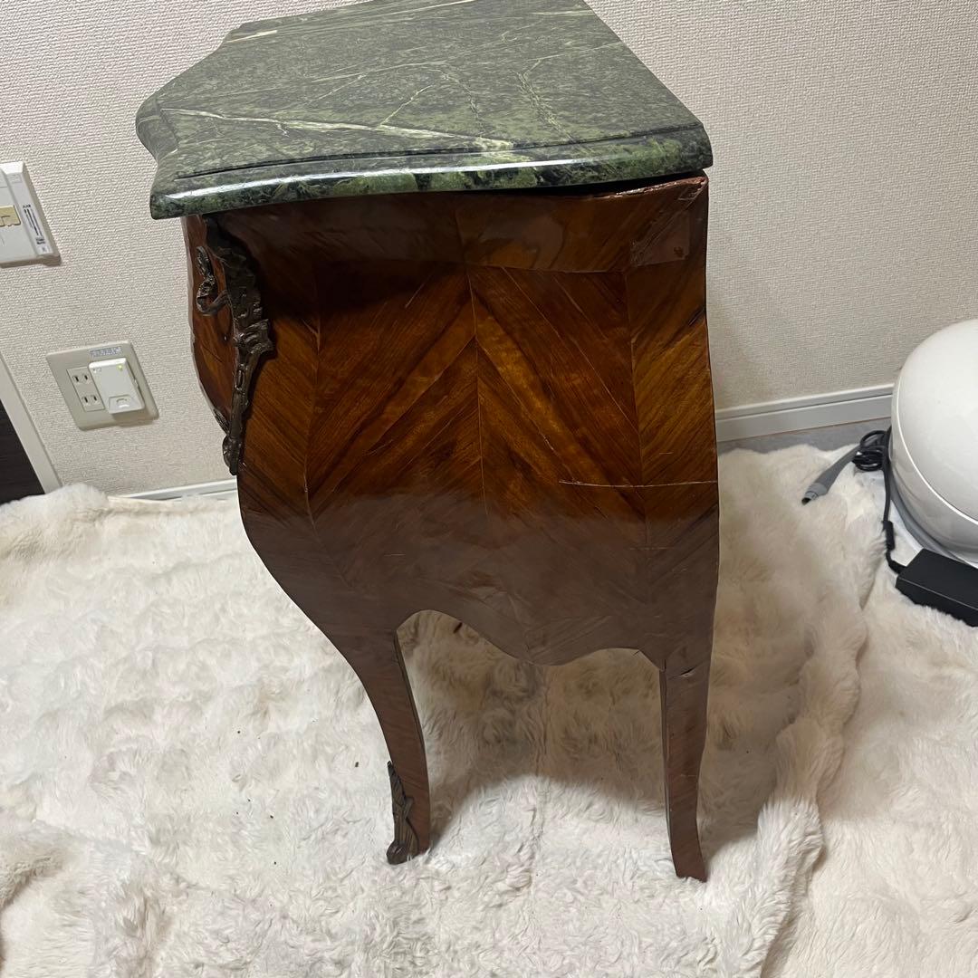 アンティーク　ルイ15世様式　コモード　チェスト　大理石天板 猫脚　真鍮