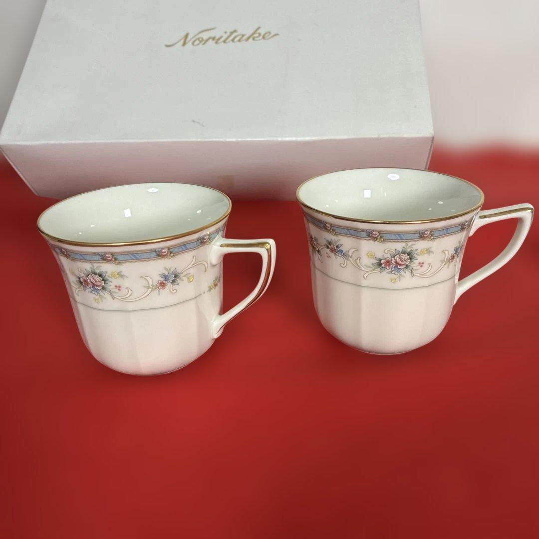 未使用ノリタケ NORITAKE アイボリーチャイナ モーニングセット（2客）