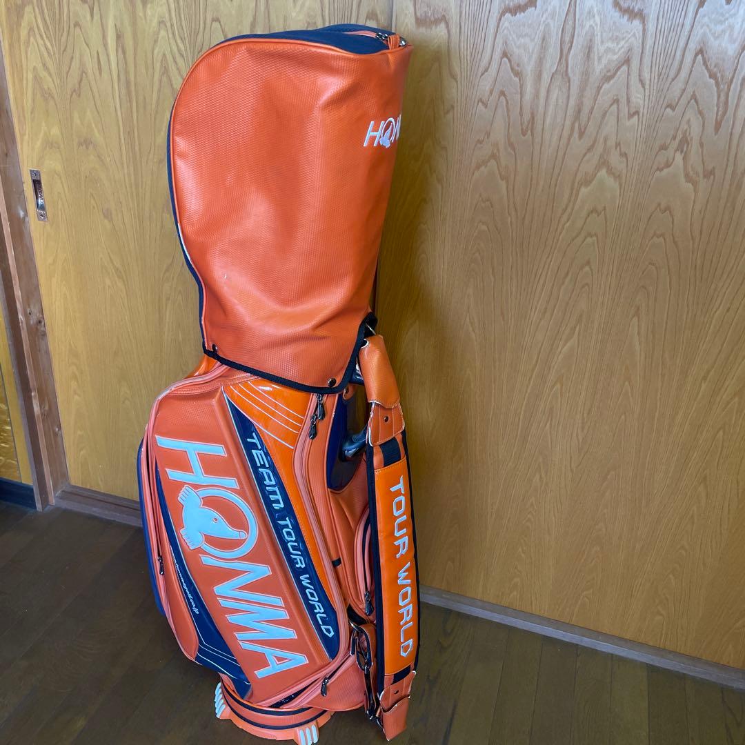 HONMA TOUR WORLD プロモデルキャディバッグ ３点式　オレンジ