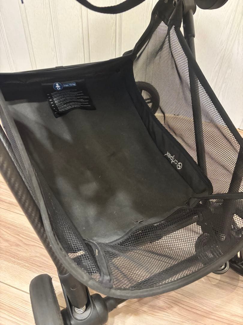 サイベックス メリオカーボン ベビーカー ドリンクホルダー&レインカバー付き