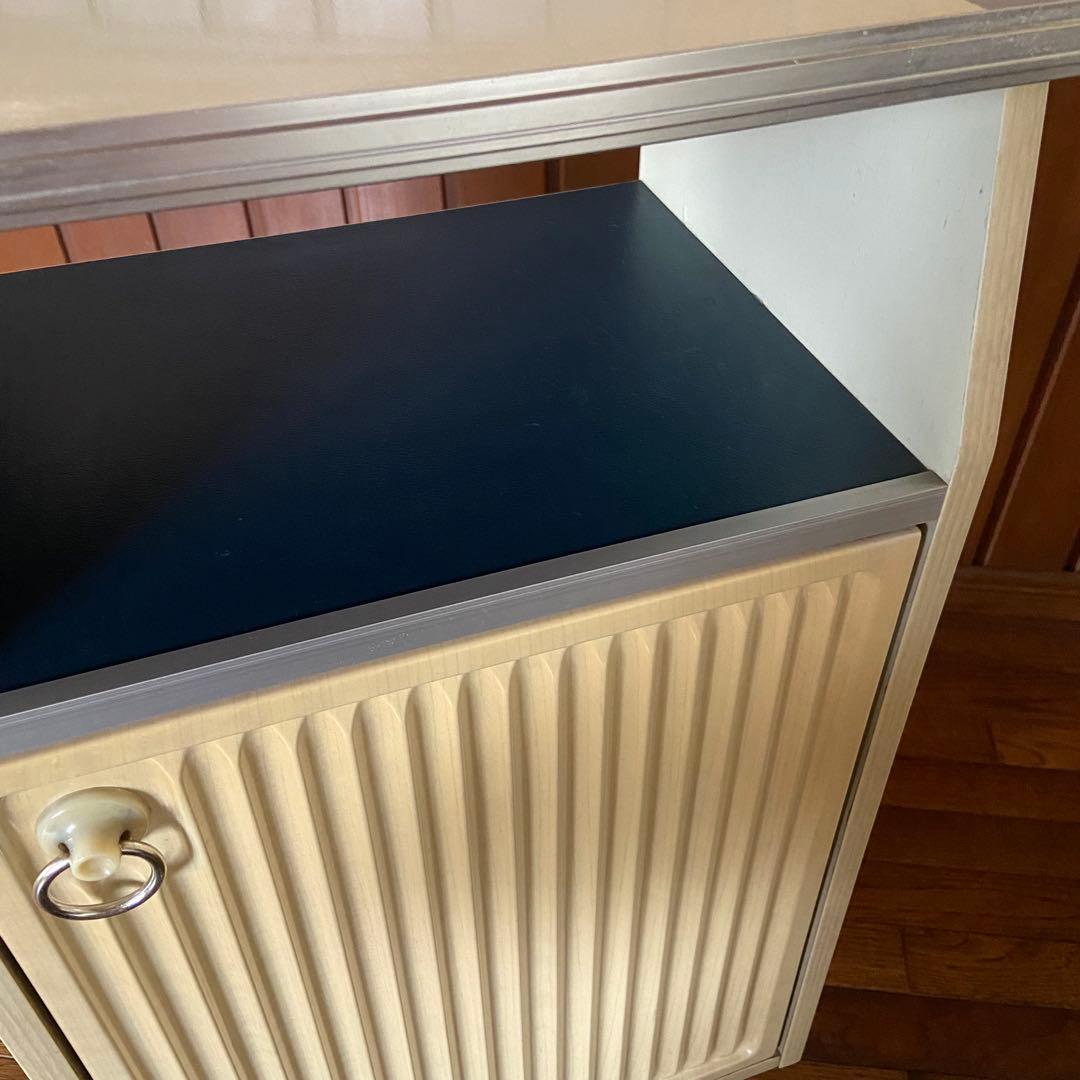 昭和レトロ　電話台　収納棚　サイドラック　チェスト