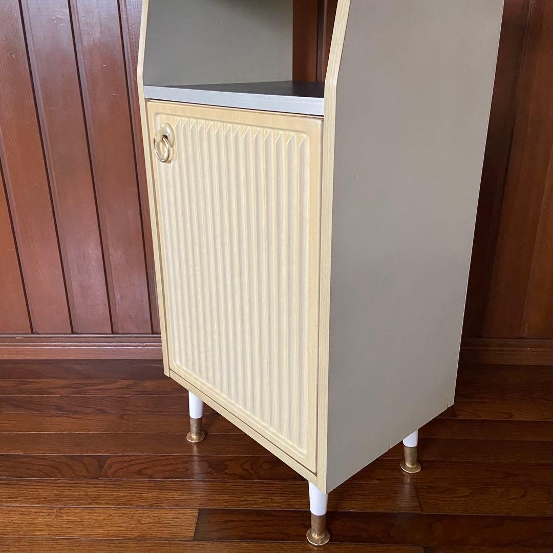 昭和レトロ　電話台　収納棚　サイドラック　チェスト