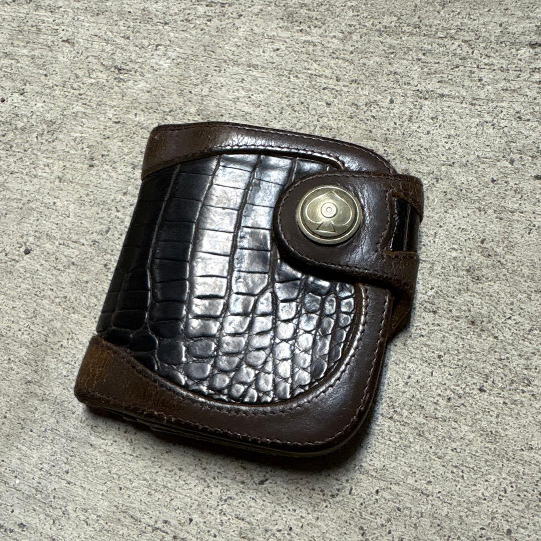 REDMOON レッドムーン TOSP-01CD クロコダイルショートウォレット