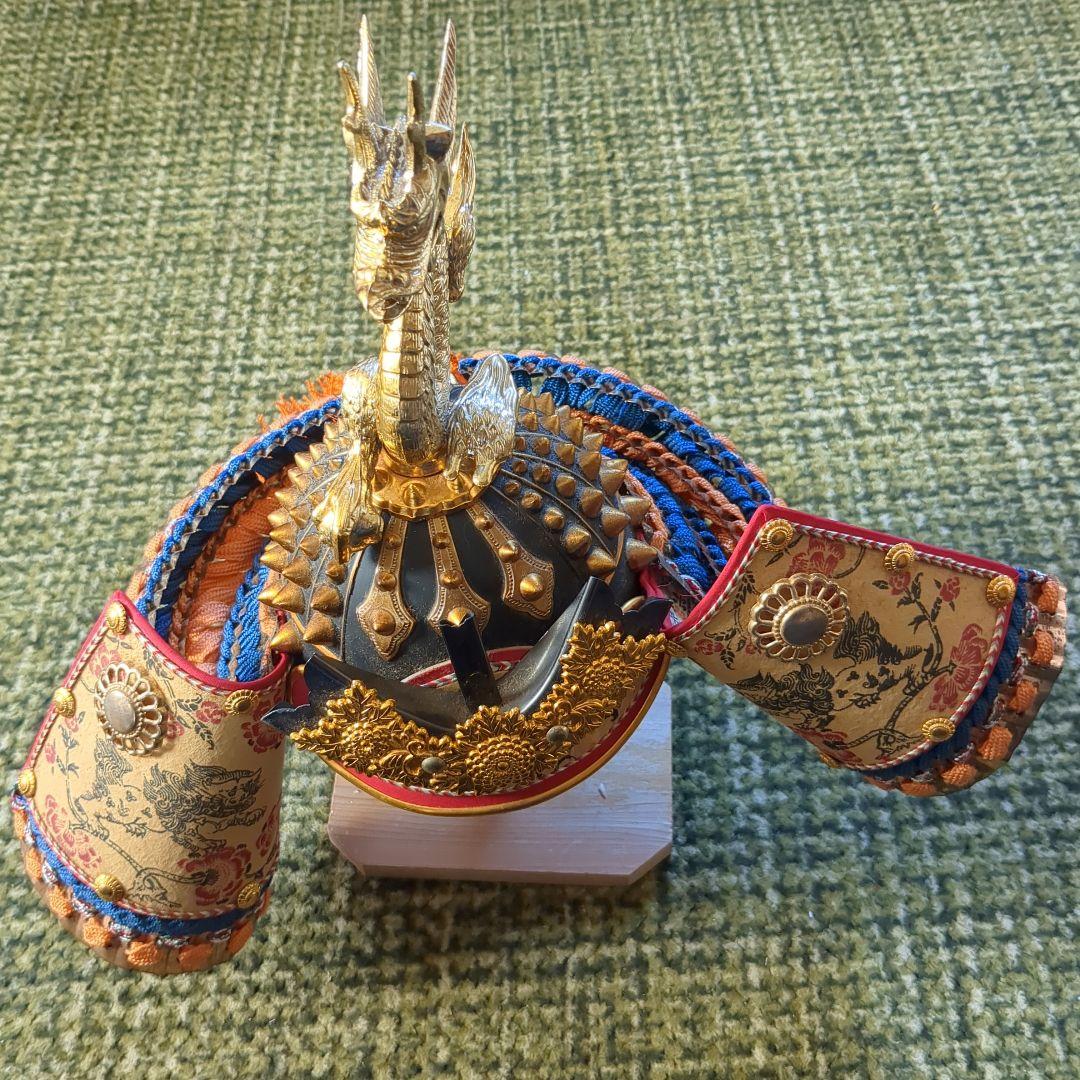 鎧の兜の箱あり甲貴師龍玉作