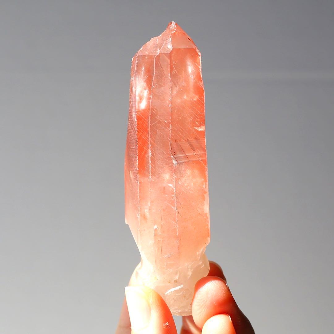 ソウルメイトツイン ディープピンクレムリアンシード 天然石 水晶 鉱物ツインレイ