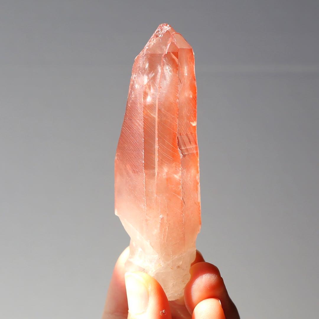 ソウルメイトツイン ディープピンクレムリアンシード 天然石 水晶 鉱物ツインレイ