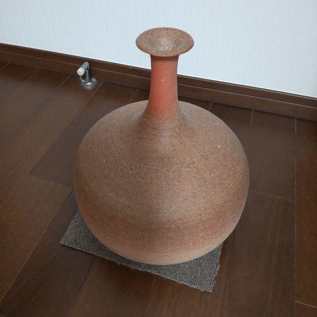 鶴くび大蕪　4　備前焼