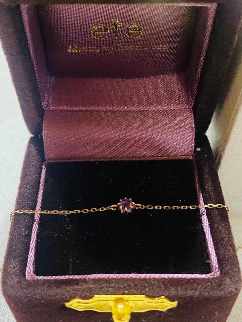 ete K18YG フルールブレスレット