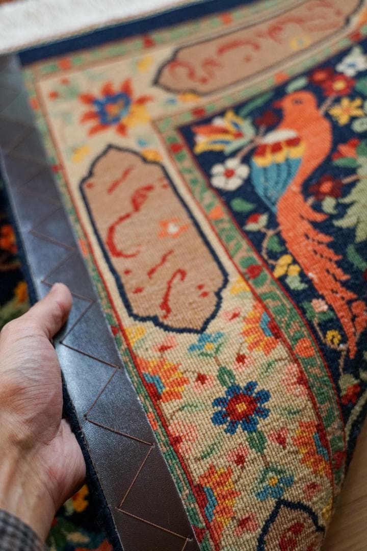 115×82cm　 ペルシャ絨毯 バラミン産 絨毯 waramin