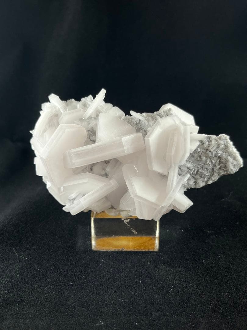 【鉱物商店】稀有品　両面の方解石　クリスタル　クォーツ