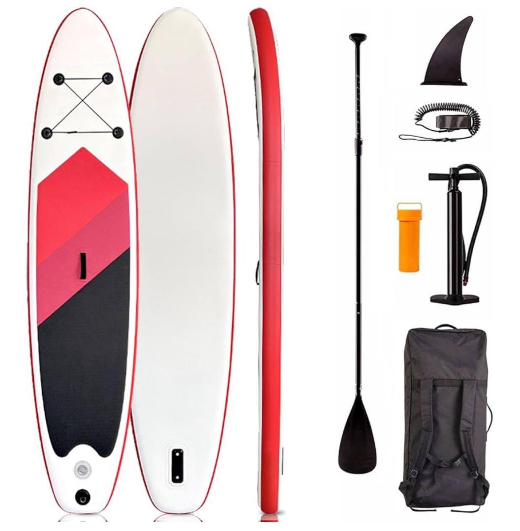 サップボード　SUP レッド　スタンドアップパドル　滑り止め 初心者 2人乗り