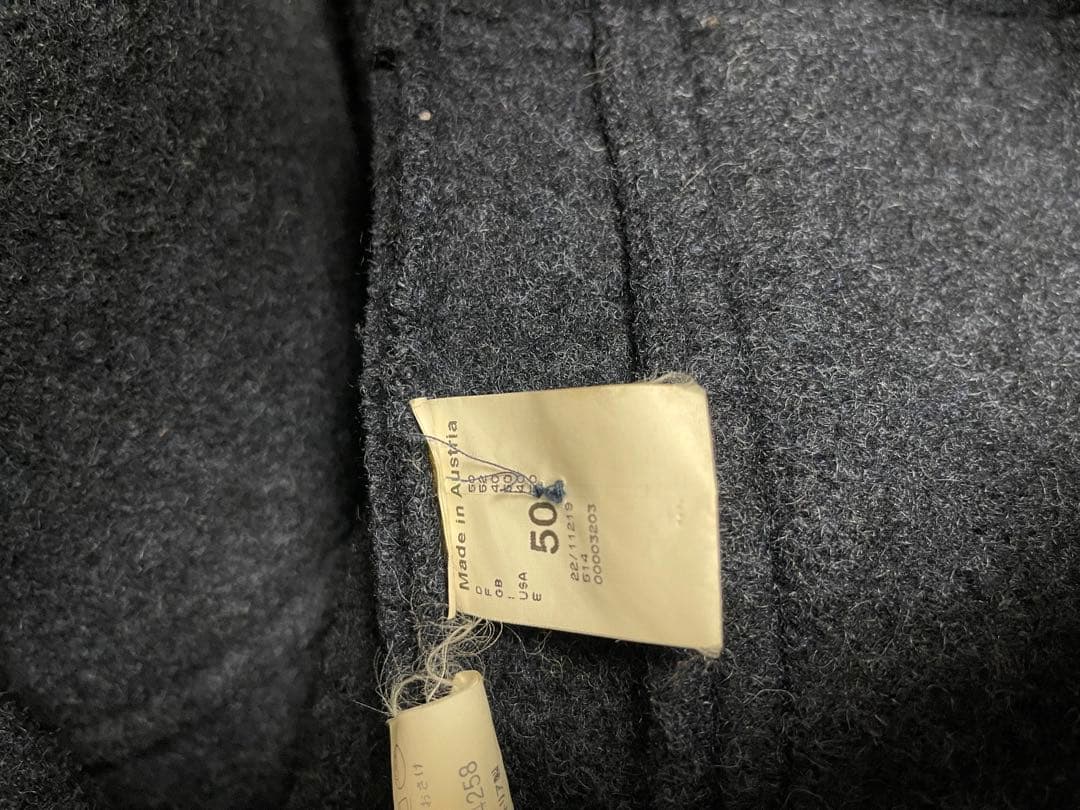 GIL BRET ダークグレー チェスターコート　サイズ50