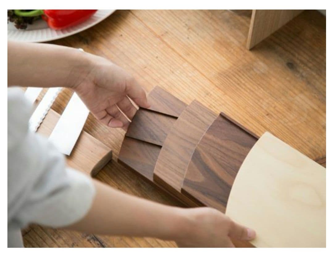 新品✨Eau オウ HYDRA ハイドラ 包丁立て ナイフブロック 木製