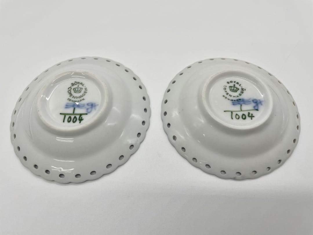 ロイヤルコペンハーゲン ブルーフルーテッドフルレース小皿
