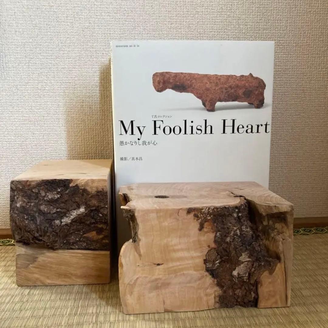 希少 一点物 二個セット ブックエンド ビンテージ 木彫り アンティーク