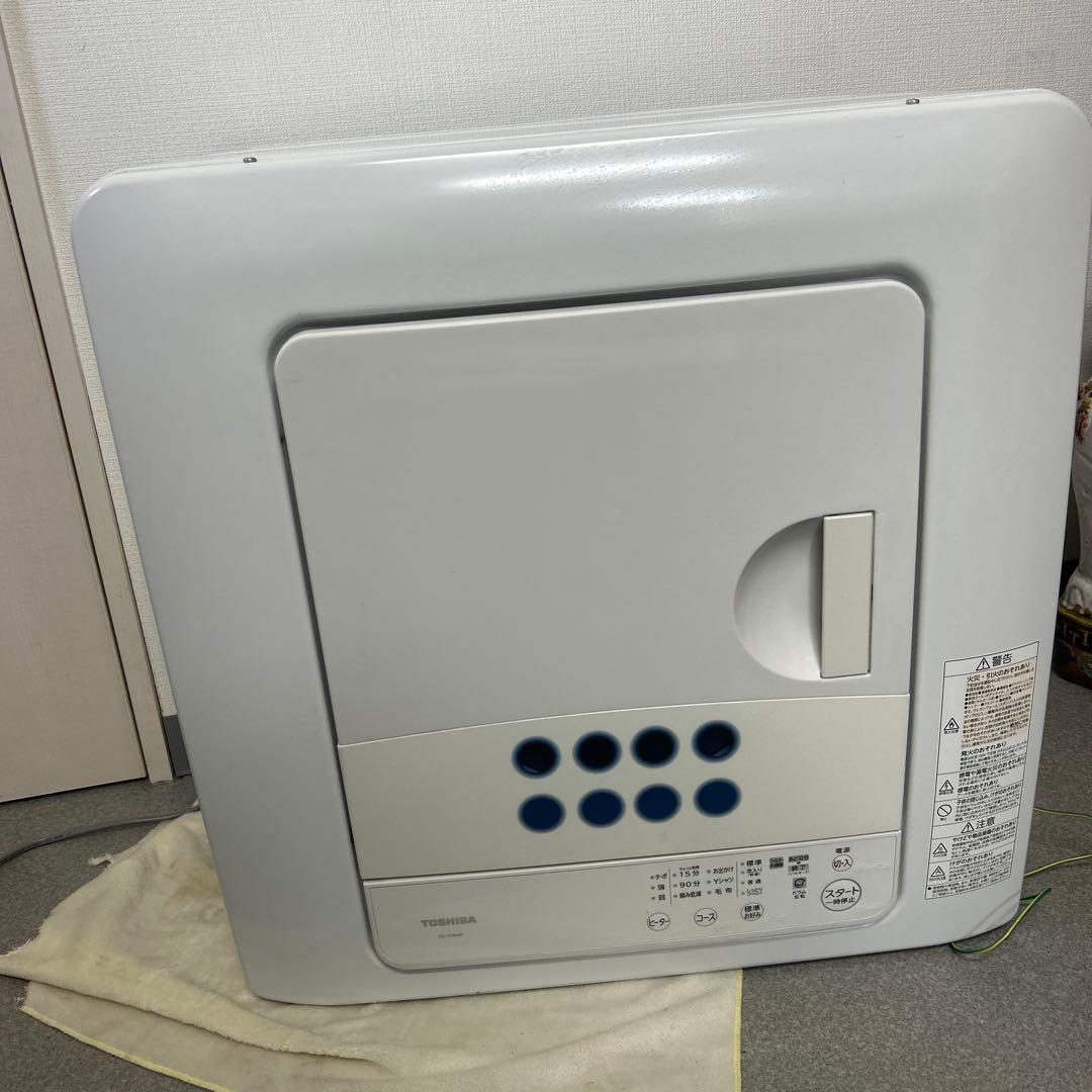 TOSHIBA衣類乾燥機　ED-458-W 4.5kg