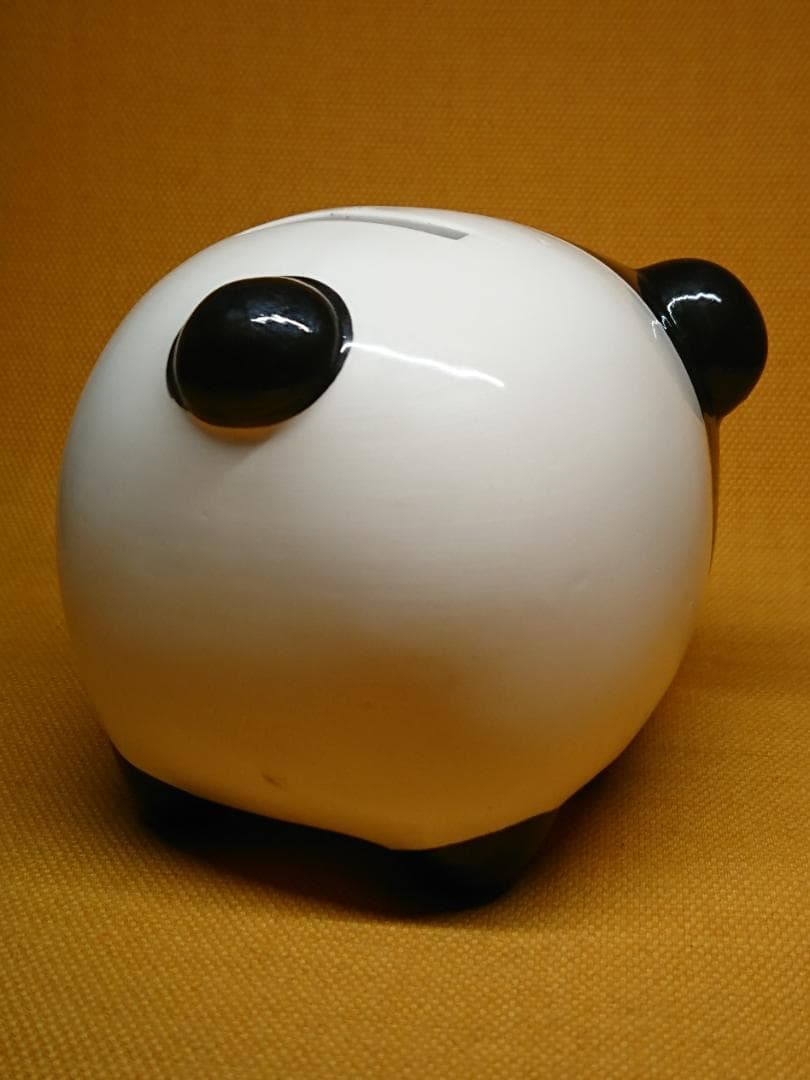 【美品】パンダ　陶器　オブジェ　置物　インテリア　工芸品　美術品　A2824